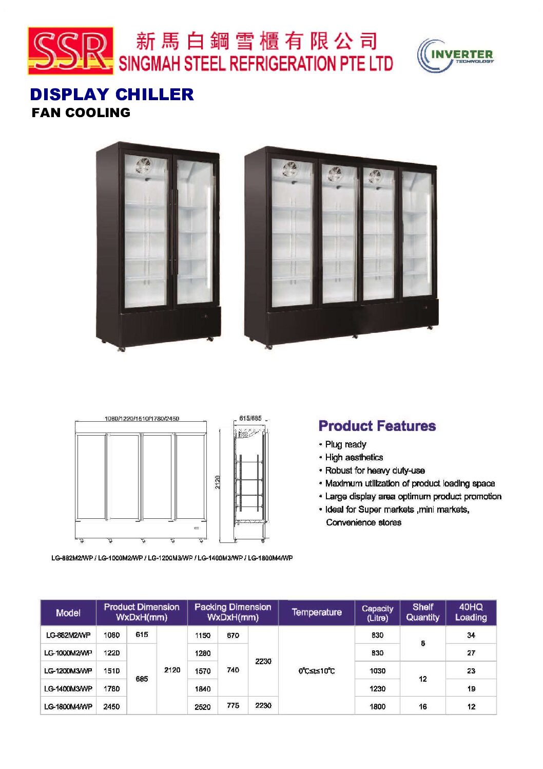 SINGMAH Display Chiller 1